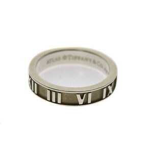 Tiffany Atlas Ring silver Roman numerals
